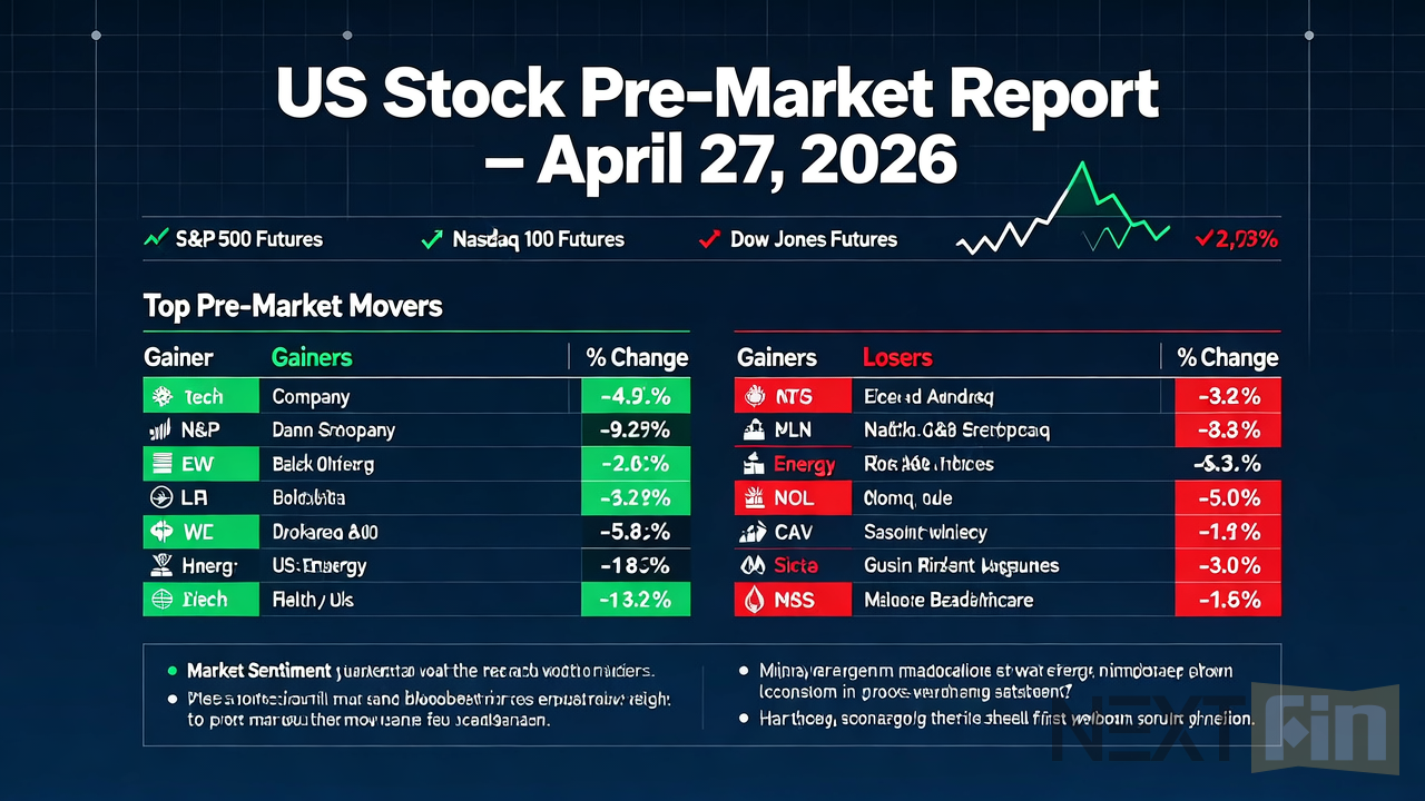 US Stock Pre-Market Report - April 27, 2026