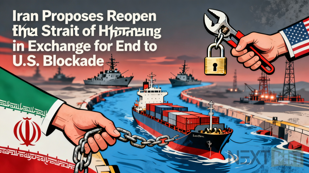 Iran Proposes Hormuz Reopening in Exchange for End to U.S. Blockade