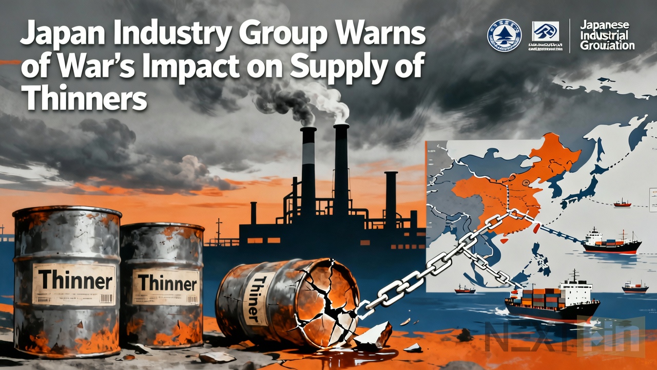 Japan Industry Group Warns of War’s Impact on Supply of Thinners