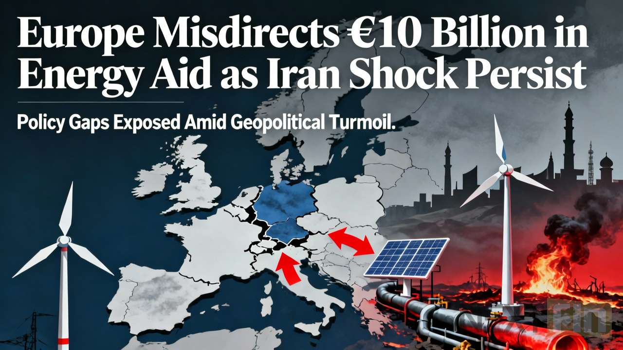 Europe Misdirects €10 Billion in Energy Aid as Iran Shock Persists