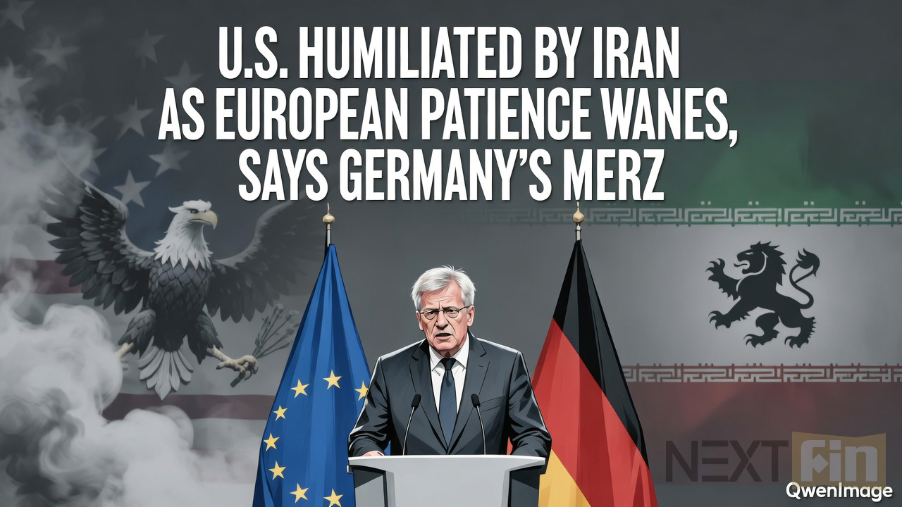 U.S. Humiliated by Iran as European Patience Wanes, Says Germany's Merz