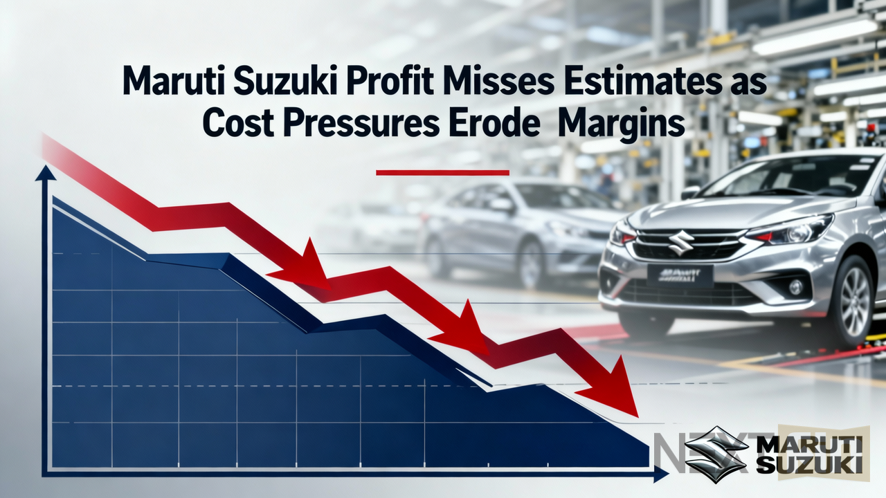 Maruti Suzuki Profit Misses Estimates as Cost Pressures Erode Margins