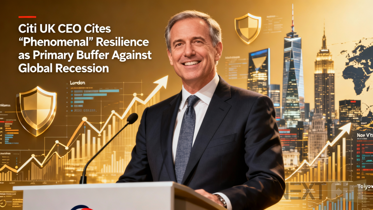 Citi UK CEO Cites 'Phenomenal' Resilience as Primary Buffer Against Global Recession