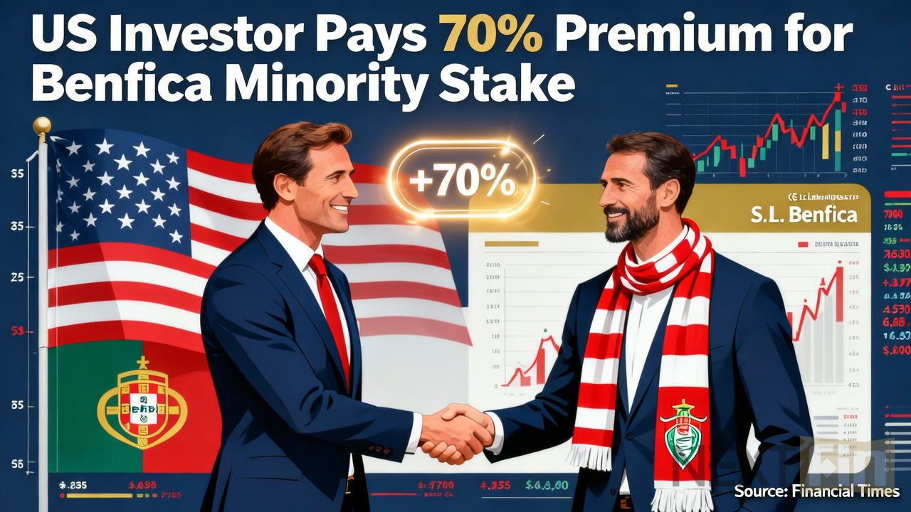 US Investor Pays 70% Premium for Benfica Minority Stake