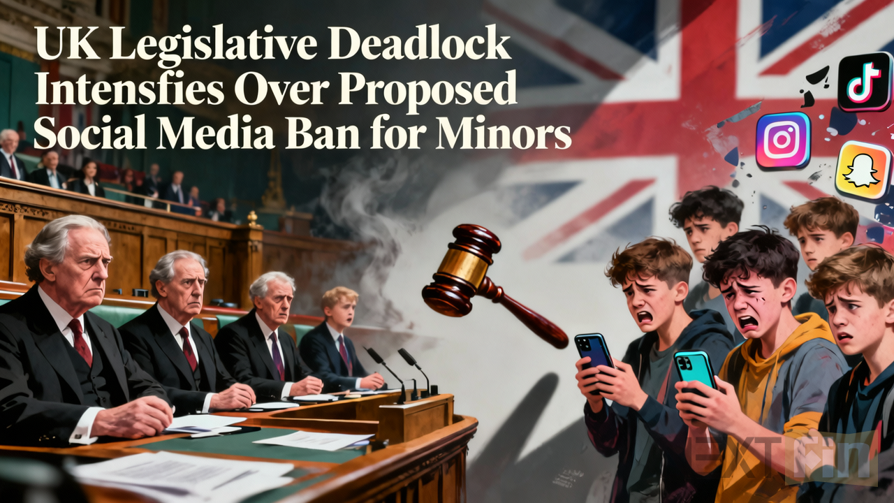 UK Legislative Deadlock Intensifies Over Proposed Social Media Ban for Minors