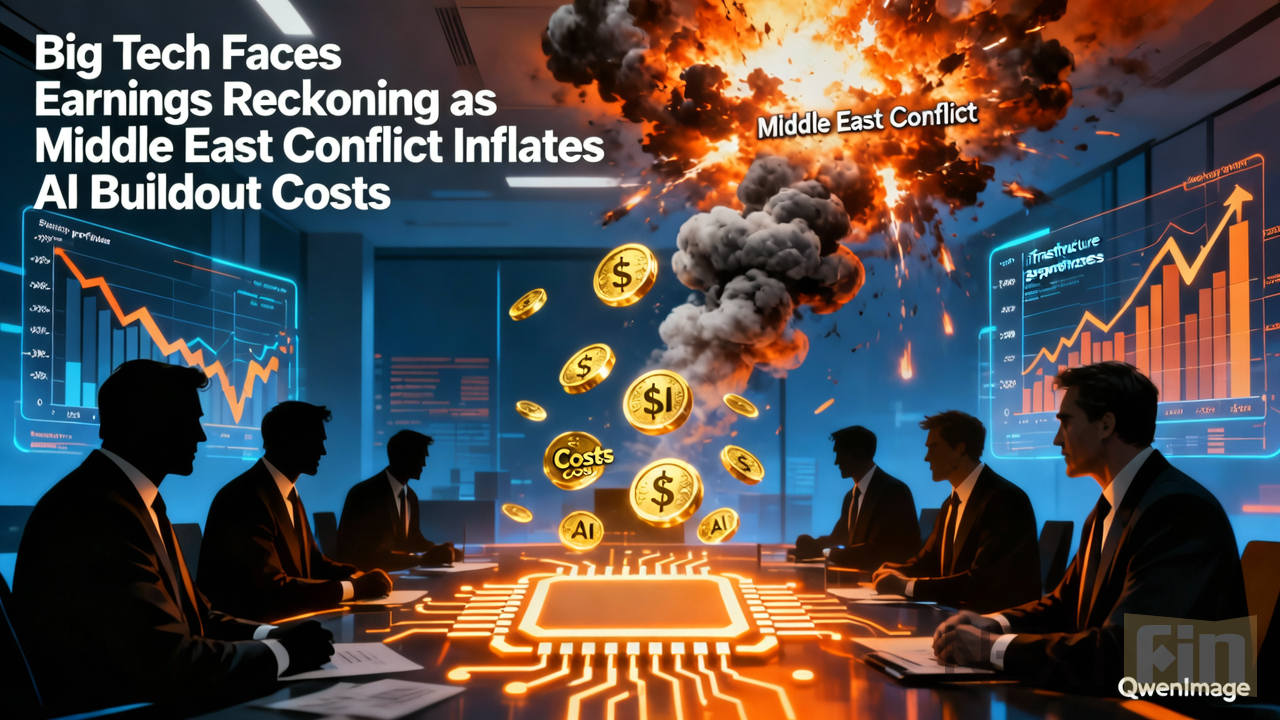 Big Tech Faces Earnings Reckoning as Middle East Conflict Inflates AI Buildout Costs