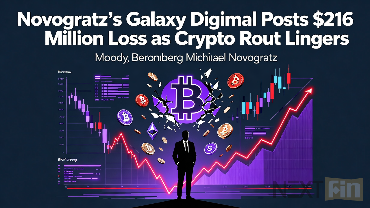 Novogratz’s Galaxy Digital Posts $216 Million Loss as Crypto Rout Lingers