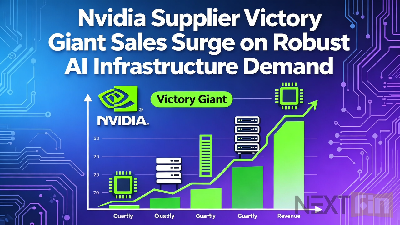 Nvidia Supplier Victory Giant Sales Surge on Robust AI Infrastructure Demand