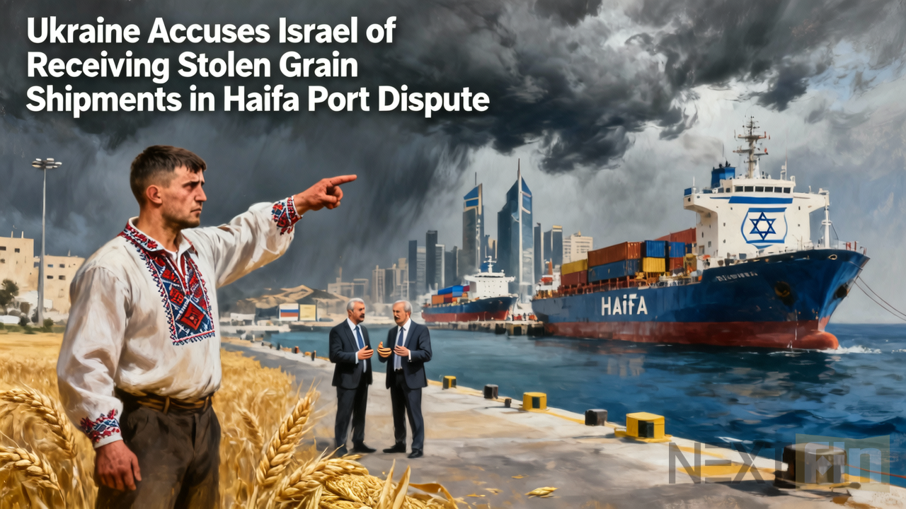 Ukraine Accuses Israel of Receiving Stolen Grain Shipments in Haifa Port Dispute
