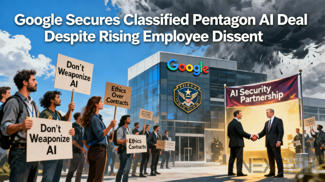 Google Secures Classified Pentagon AI Deal Despite Rising Employee Dissent