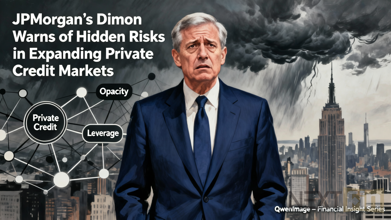 JPMorgan’s Dimon Warns of Hidden Risks in Expanding Private Credit Markets