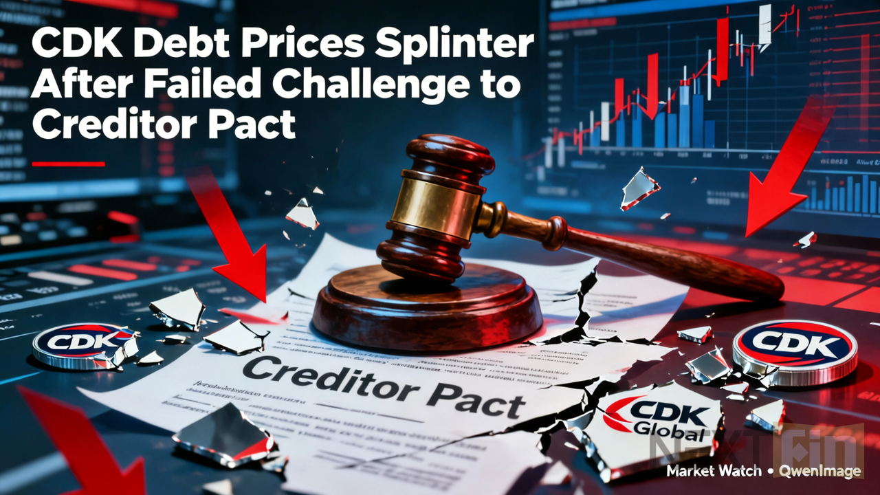 CDK Debt Prices Splinter After Failed Challenge to Creditor Pact