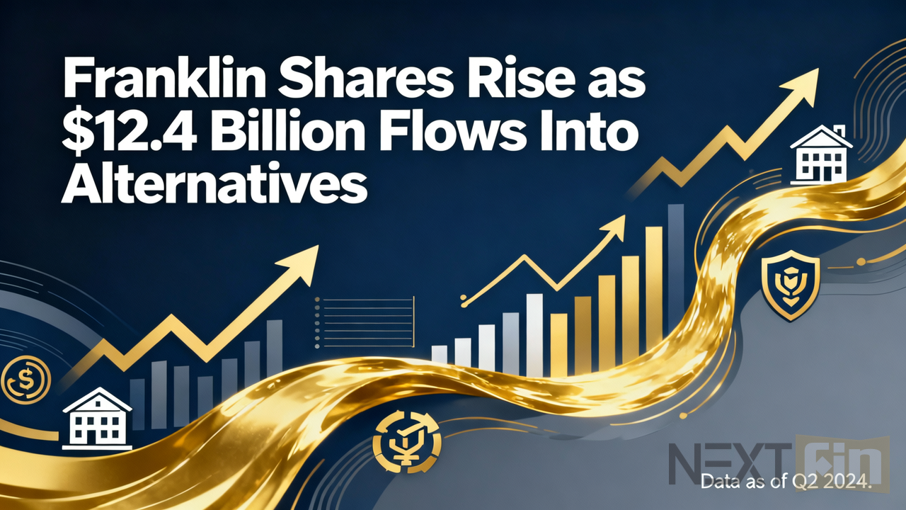 Franklin Shares Rise as $12.4 Billion Flows Into Alternatives