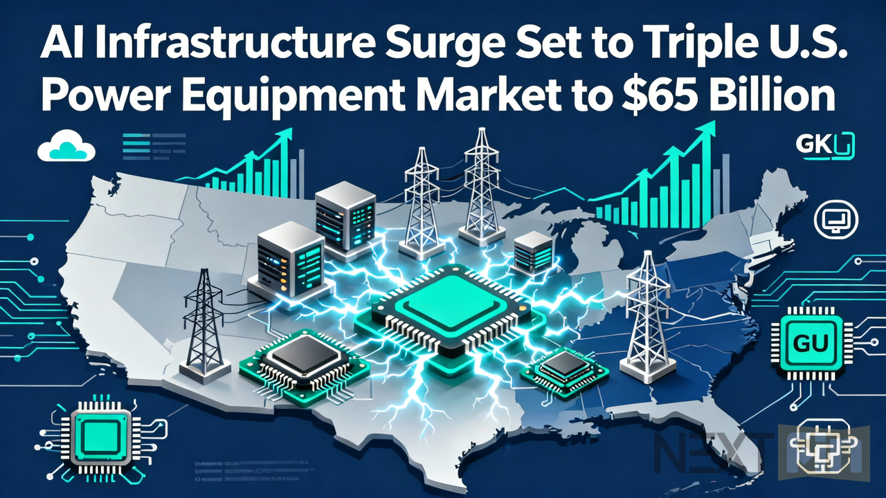 AI Infrastructure Surge Set to Triple U.S. Power Equipment Market to $65 Billion