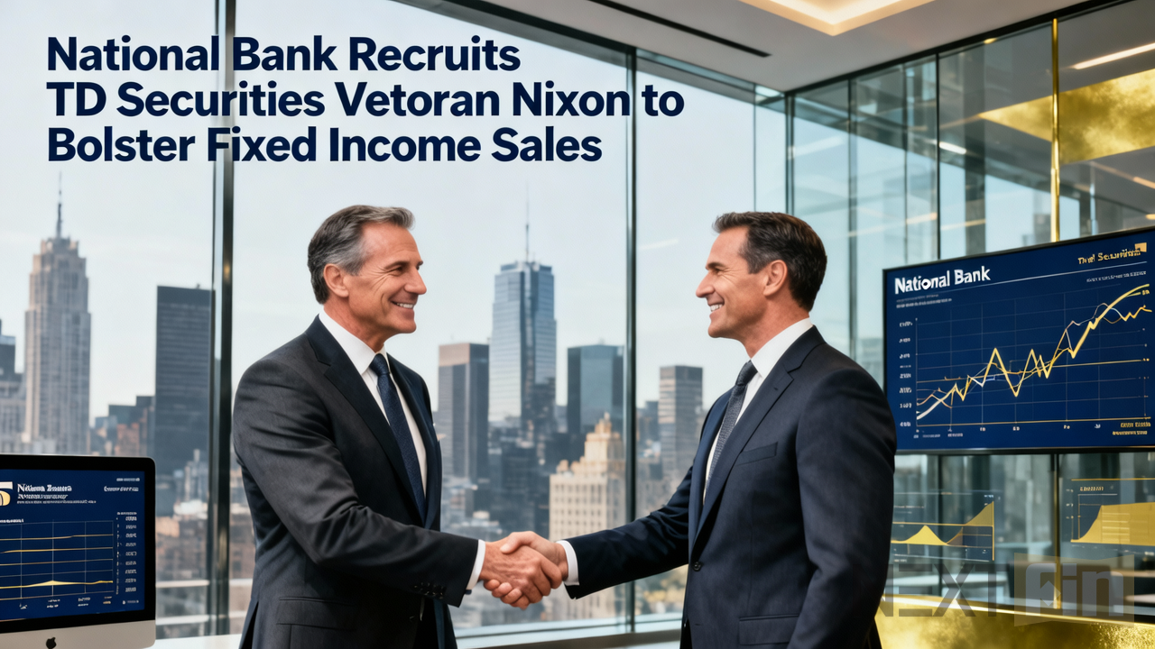 National Bank Recruits TD Securities Veteran Nixon to Bolster Fixed Income Sales