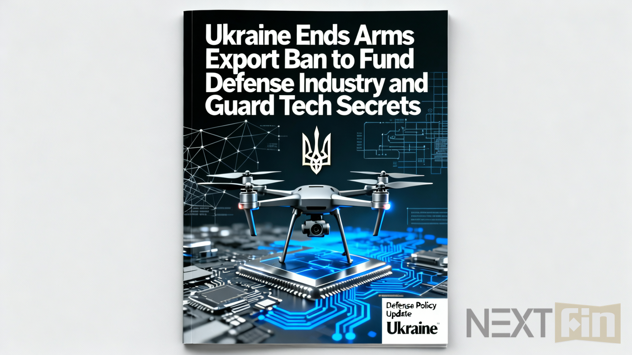 Ukraine Ends Arms Export Ban to Fund Defense Industry and Guard Tech Secrets