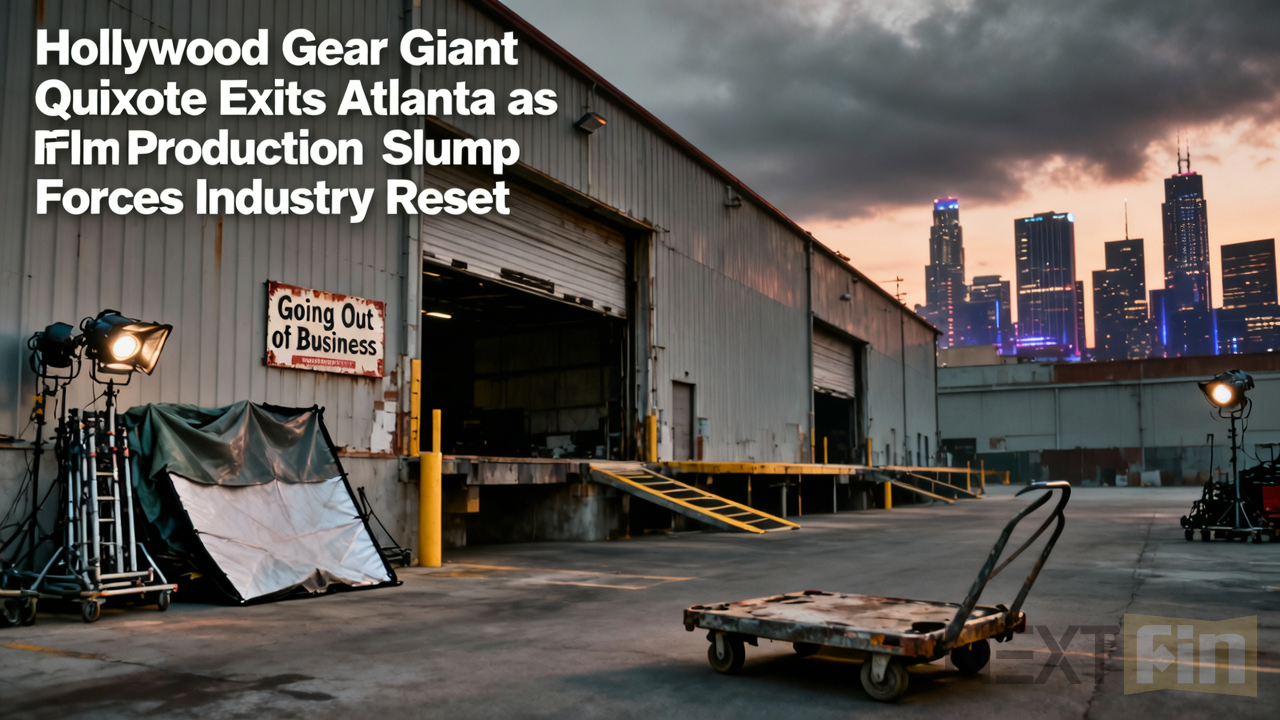 Hollywood Gear Giant Quixote Exits Atlanta as Production Slump Forces Industry Reset