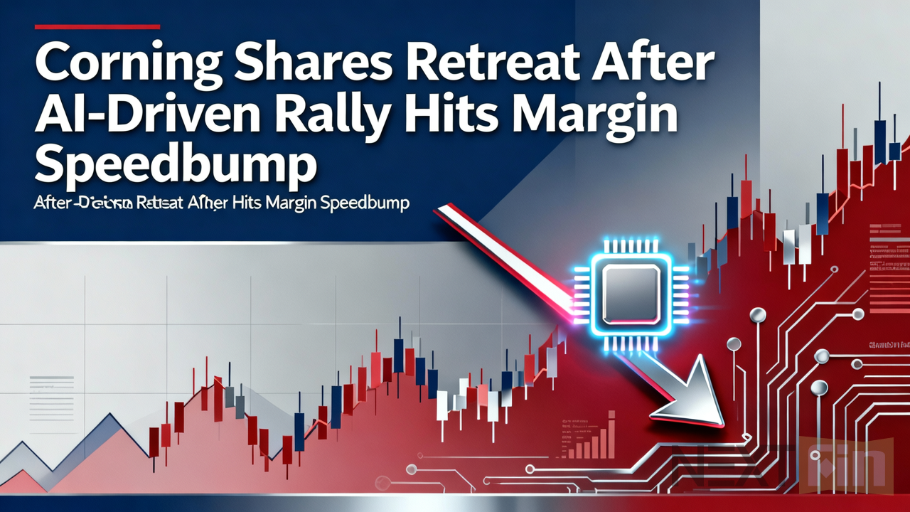 Corning Shares Retreat After AI-Driven Rally Hits Margin Speedbump