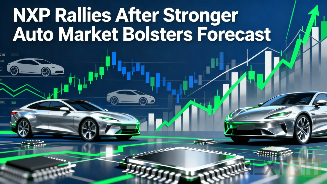 NXP Rallies After Stronger Auto Market Bolsters Forecast