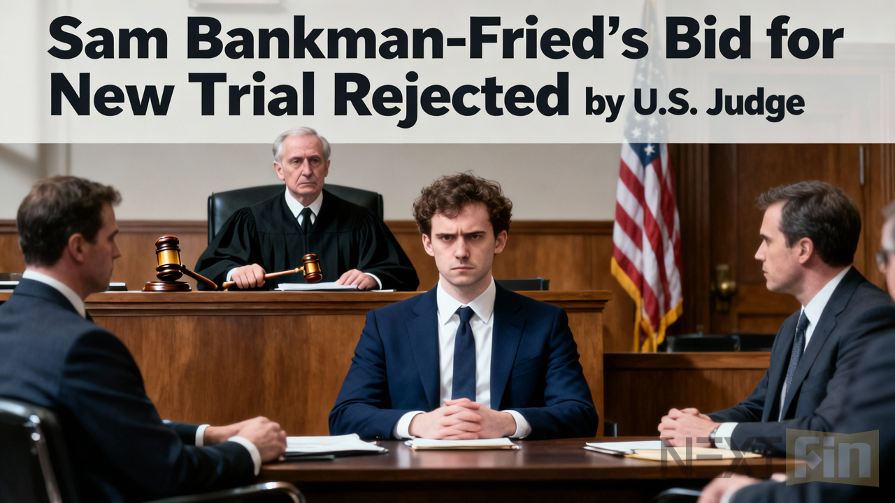 Sam Bankman-Fried’s Bid for New Trial Rejected by U.S. Judge