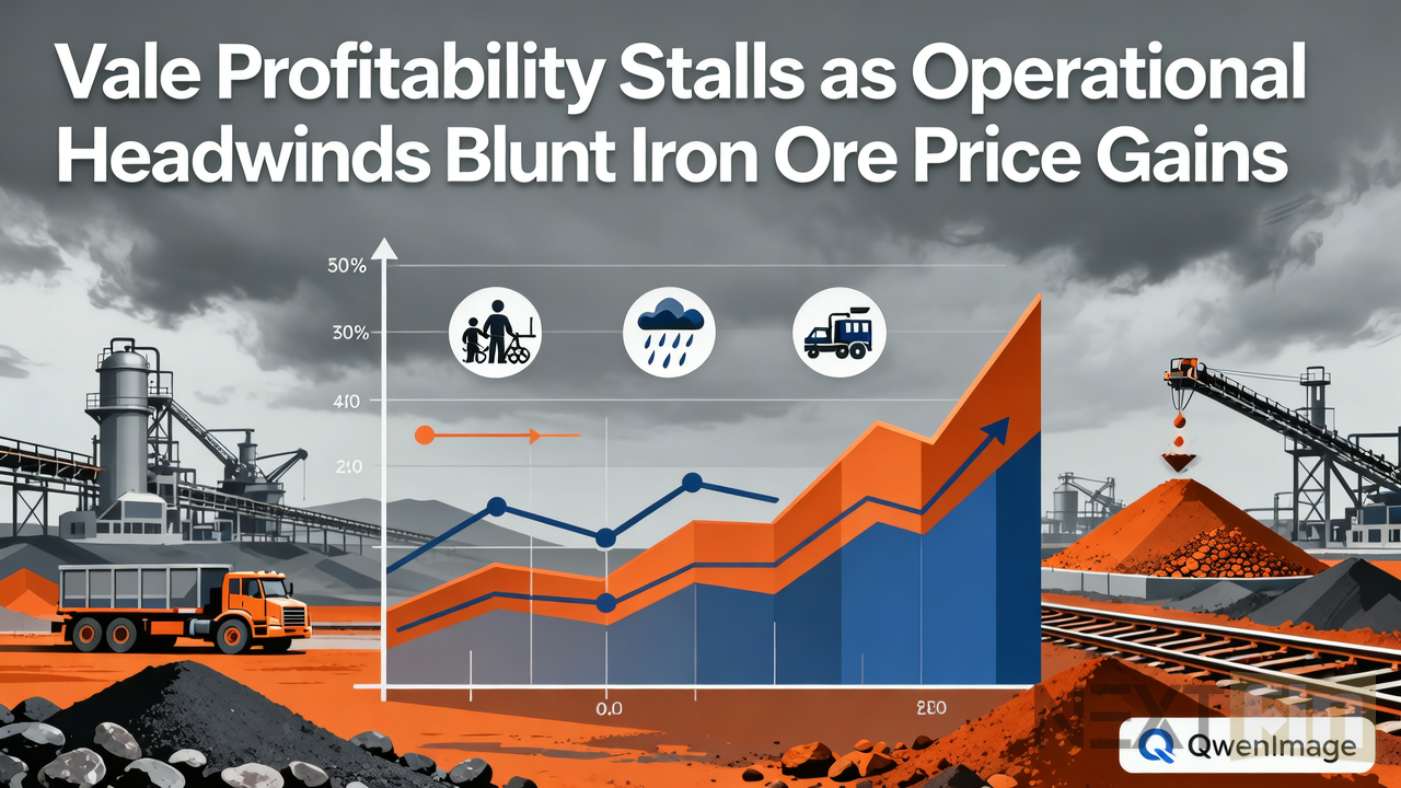 Vale Profitability Stalls as Operational Headwinds Blunt Iron Ore Price Gains