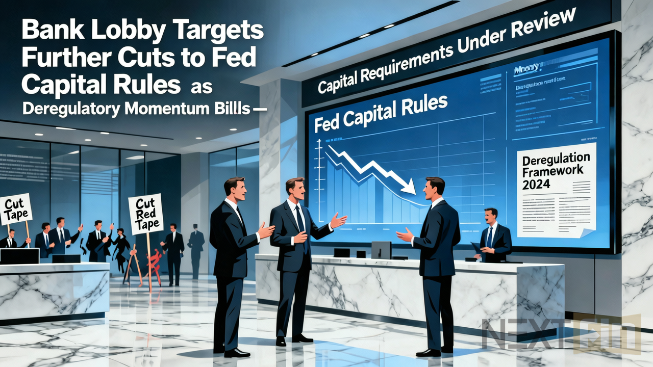 Bank Lobby Targets Further Cuts to Fed Capital Rules as Deregulatory Momentum Builds