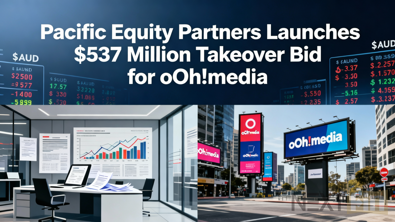 Pacific Equity Partners Launches $537 Million Takeover Bid for oOh!media