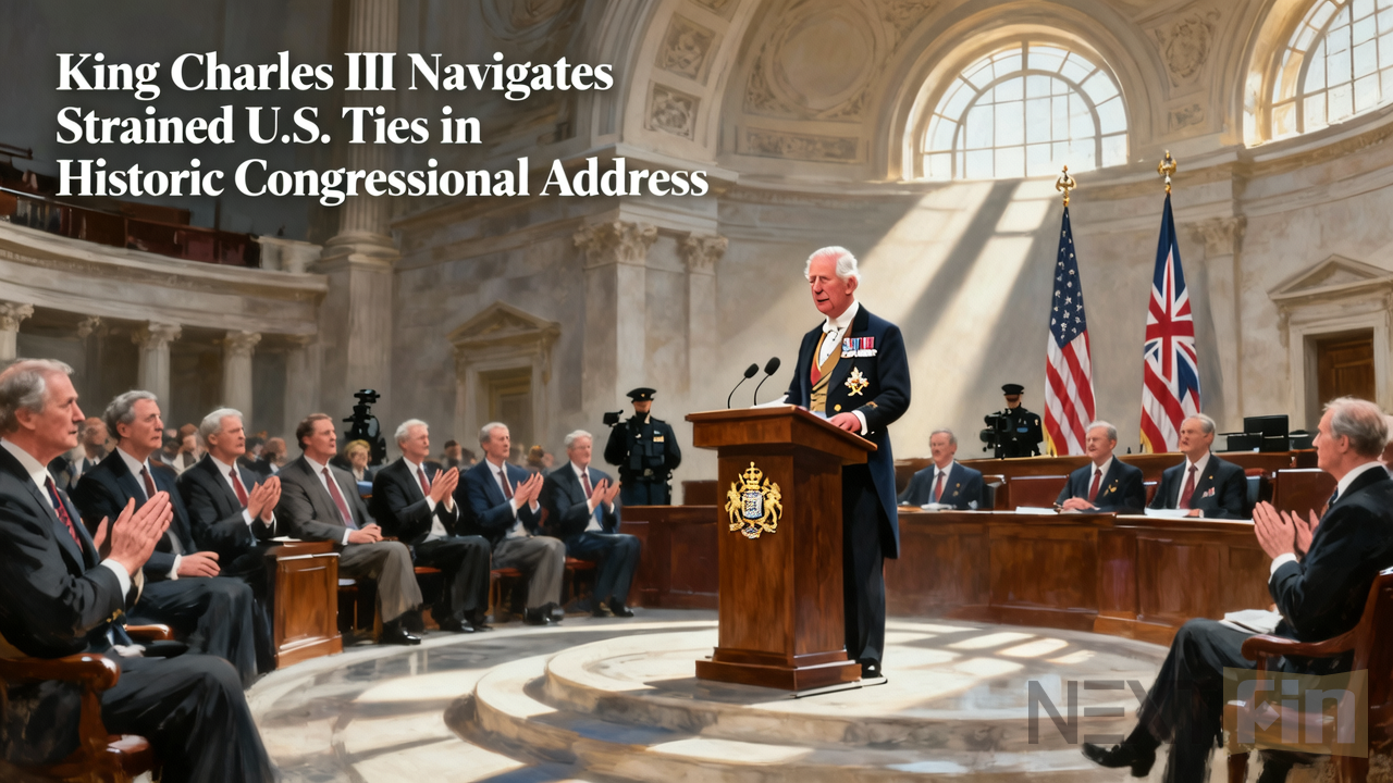 King Charles Navigates Strained U.S. Ties in Historic Congressional Address