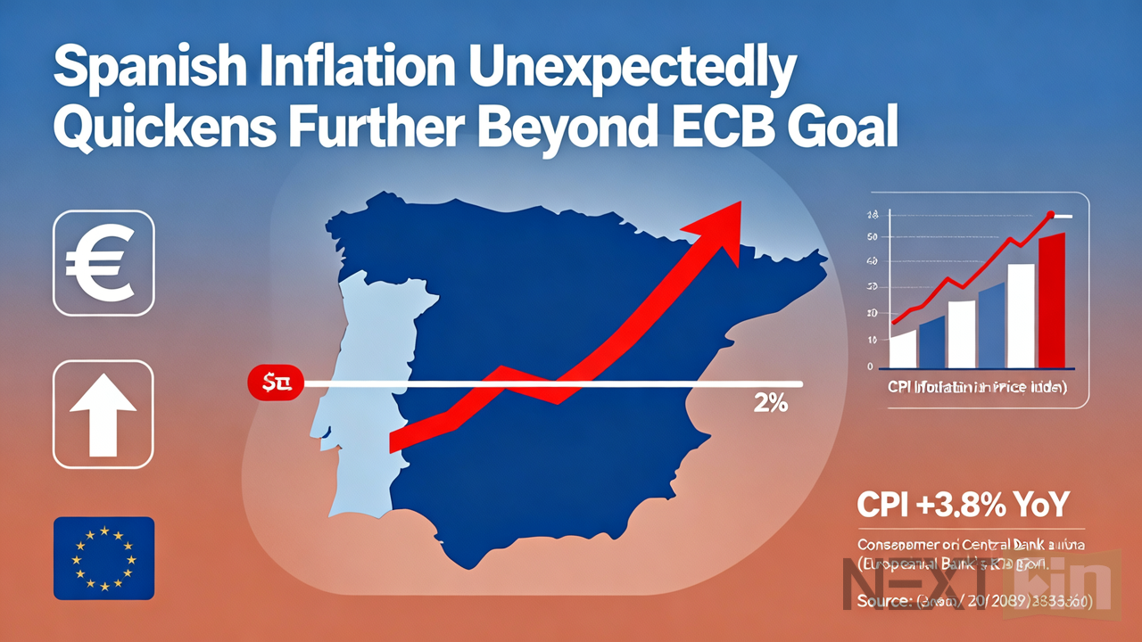Spanish Inflation Unexpectedly Quickens Further Beyond ECB Goal