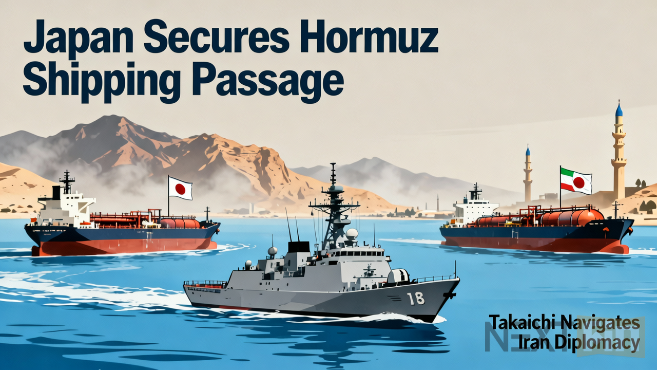 Japan Secures Hormuz Shipping Passage as Takaichi Navigates Iran Diplomacy