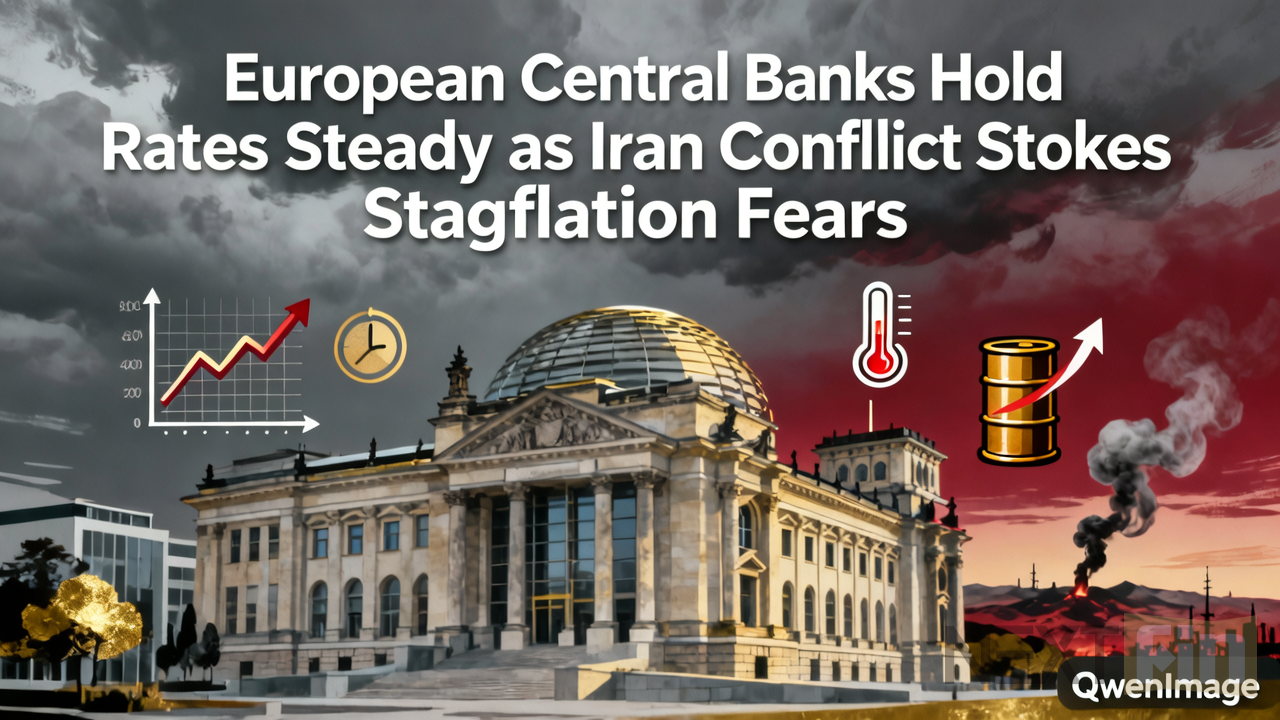 European Central Banks Hold Rates Steady as Iran Conflict Stokes Stagflation Fears