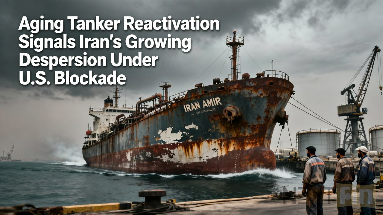 Aging Tanker Reactivation Signals Iran’s Growing Desperation Under U.S. Blockade