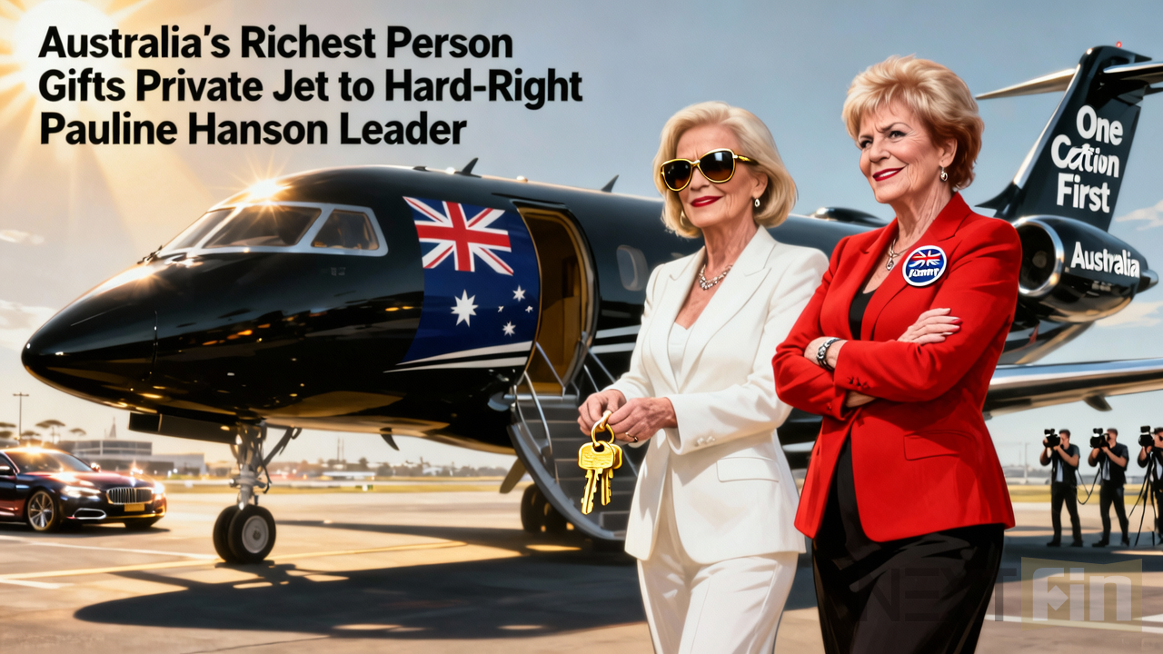 Australia’s Richest Person Gifts Private Jet to Hard-Right Leader Pauline Hanson