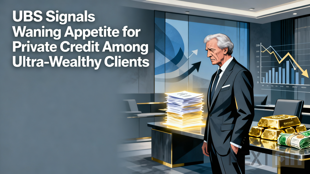 UBS Signals Waning Appetite for Private Credit Among Ultra-Wealthy Clients