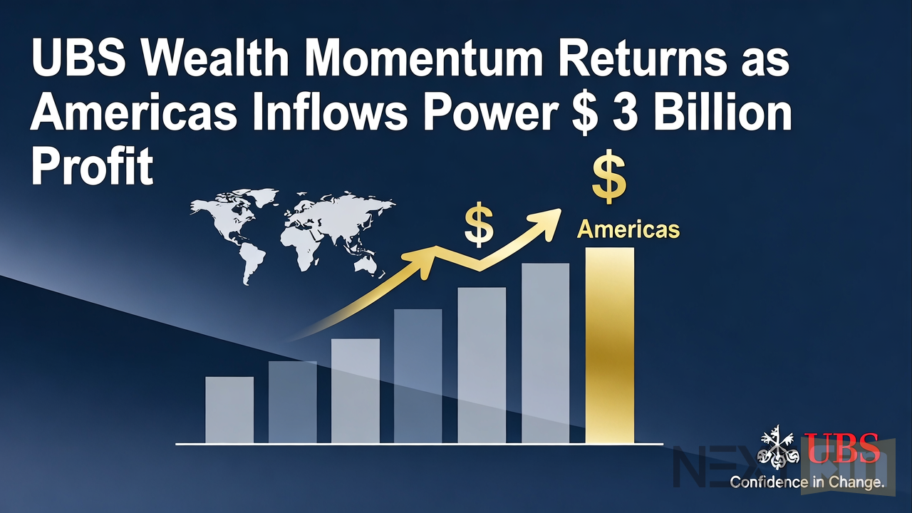 UBS Wealth Momentum Returns as Americas Inflows Power $3 Billion Profit