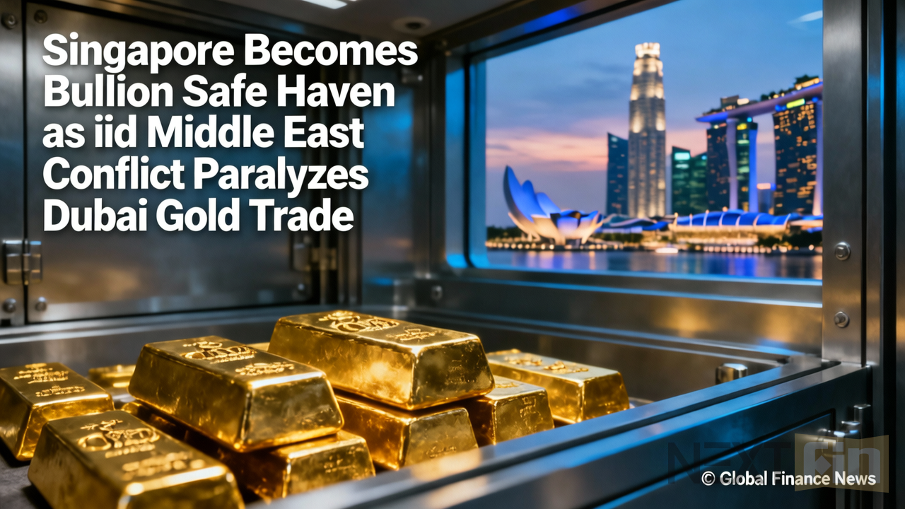 Singapore Becomes Bullion Safe Haven as Middle East Conflict Paralyzes Dubai Gold Trade