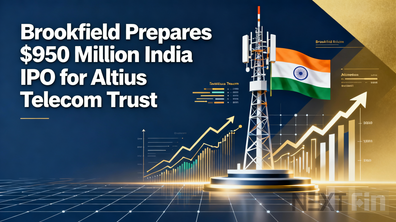 Brookfield Prepares $950 Million India IPO for Altius Telecom Trust