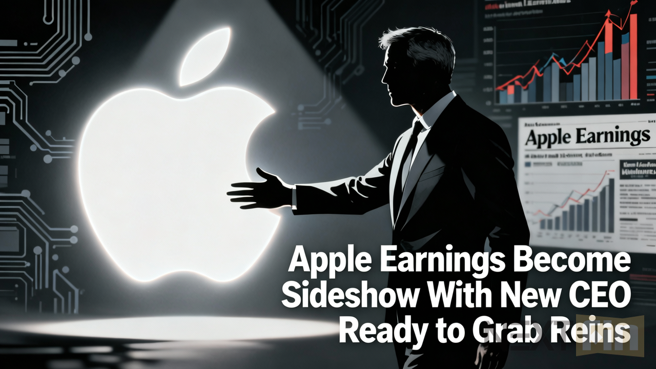 Apple Earnings Become Sideshow With New CEO Ready to Grab Reins