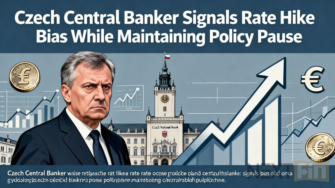 Czech Central Banker Signals Rate Hike Bias While Maintaining Policy Pause