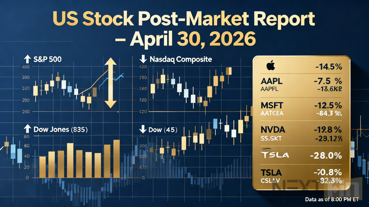 US Stock Post-Market Report - April 30, 2026