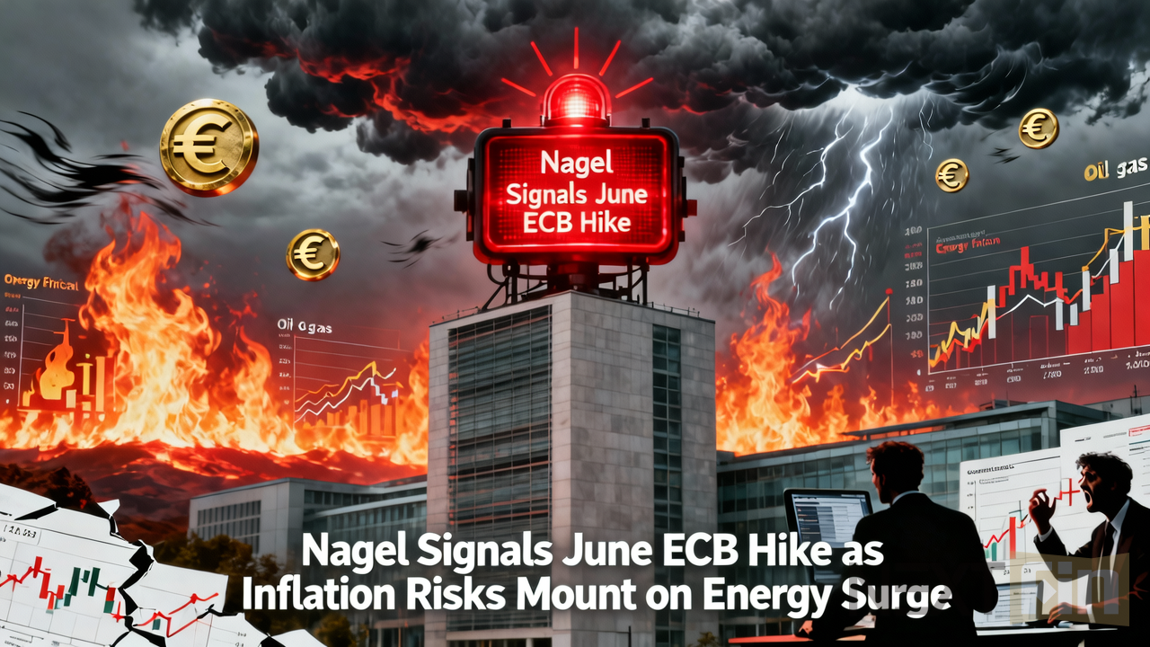 Nagel Signals June ECB Hike as Inflation Risks Mount on Energy Surge