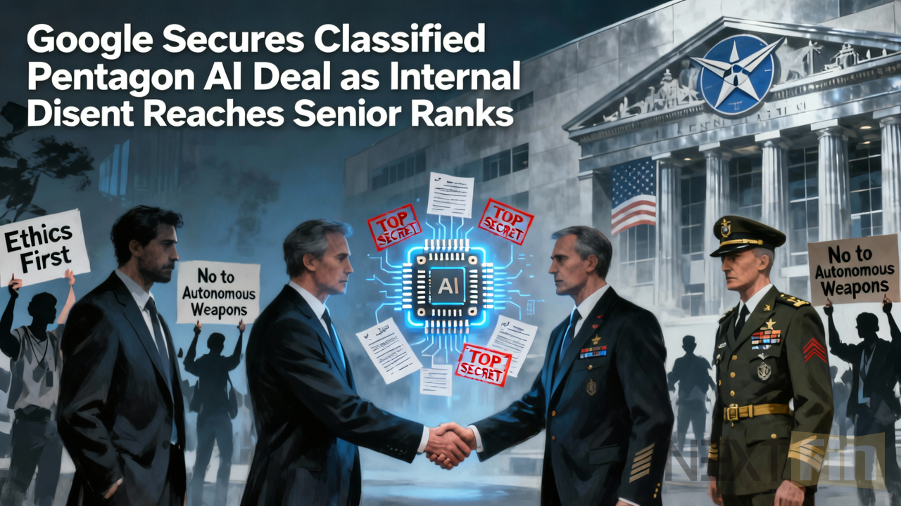 Google Secures Classified Pentagon AI Deal as Internal Dissent Reaches Senior Ranks