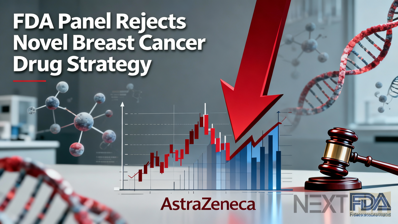 AstraZeneca Shares Slide as FDA Panel Rejects Novel Breast Cancer Drug Strategy