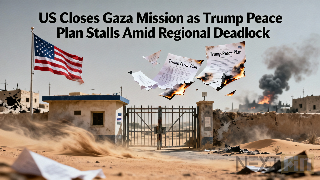 US Closes Gaza Mission as Trump Peace Plan Stalls Amid Regional Deadlock