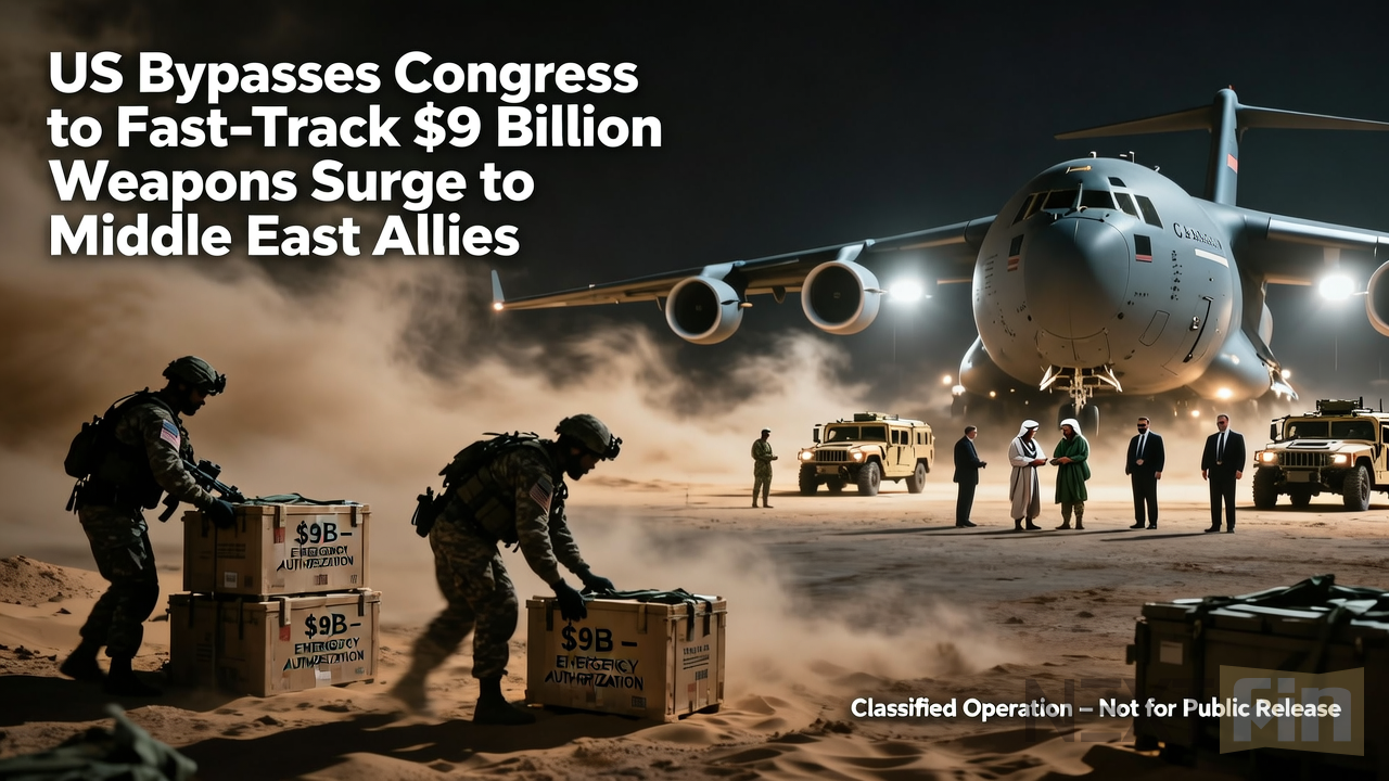 US Bypasses Congress to Fast-Track $9 Billion Weapons Surge to Middle East Allies