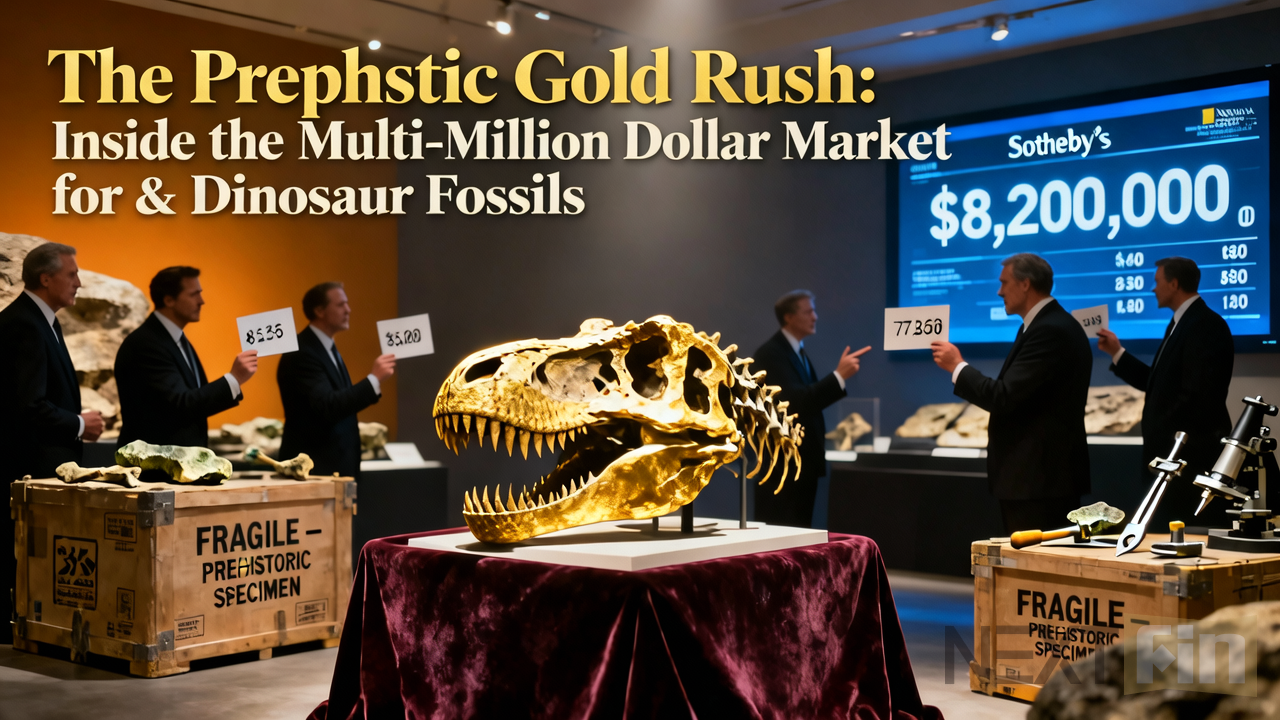 The Prehistoric Gold Rush: Inside the Multi-Million Dollar Market for Dinosaur Fossils
