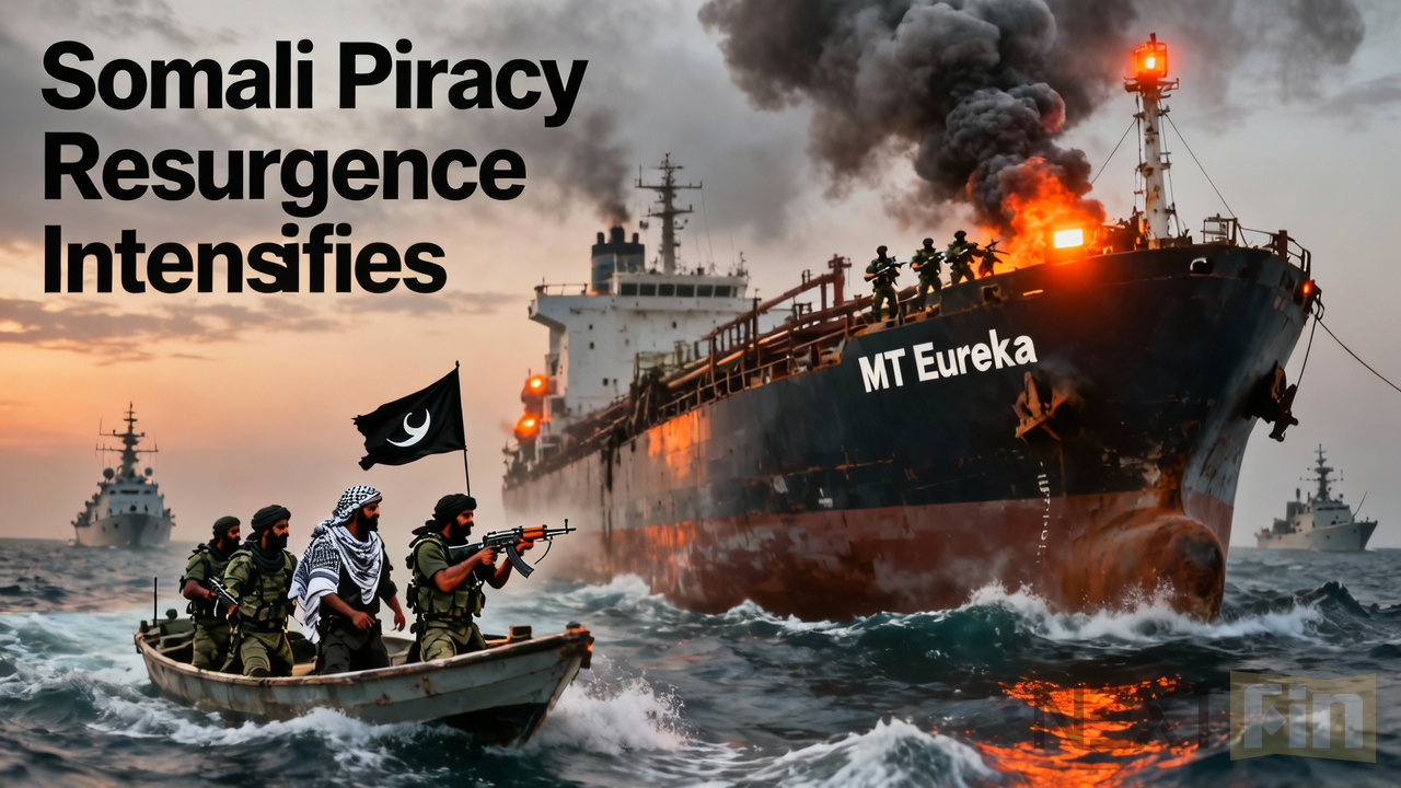 Somali Piracy Resurgence Intensifies as Oil Tanker MT Eureka Hijacked off Yemen