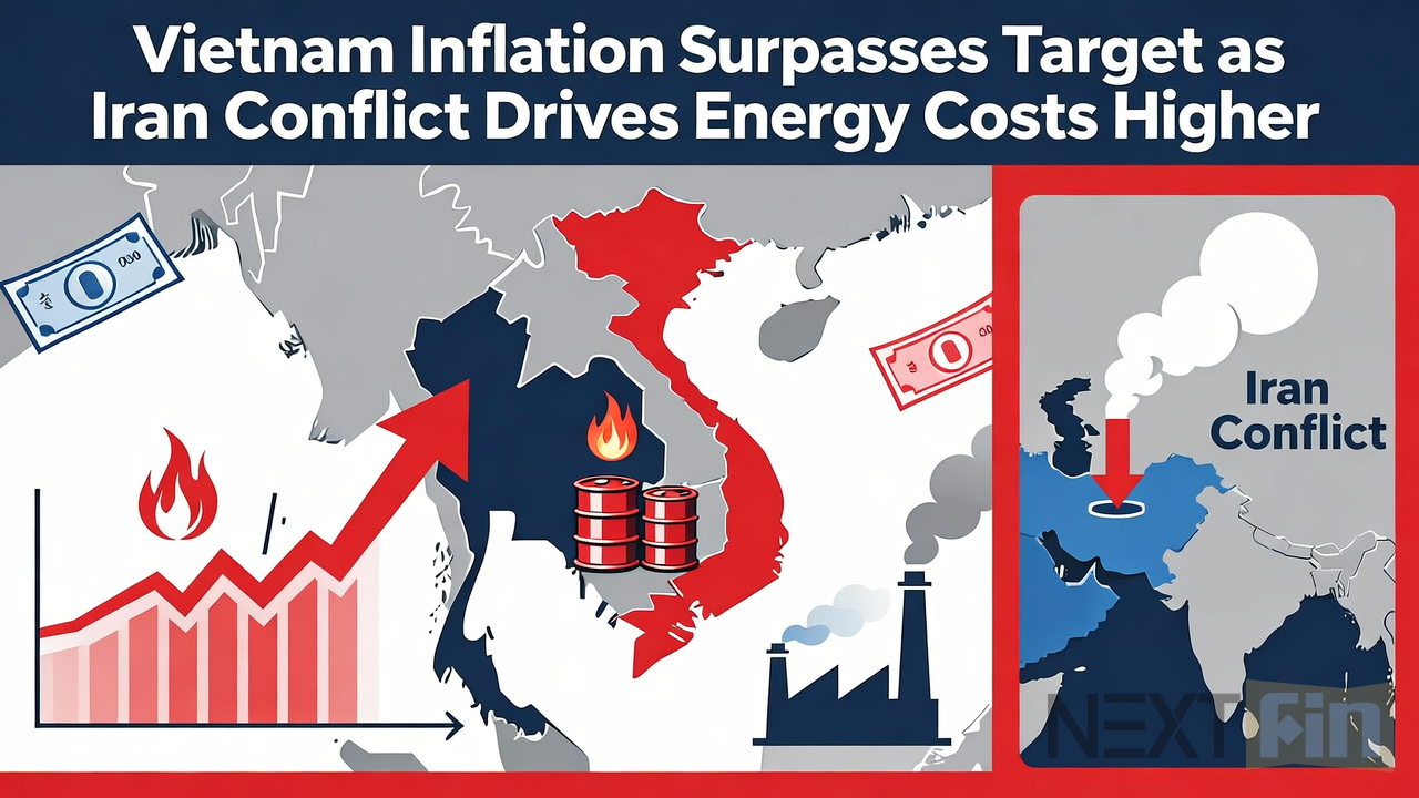 Vietnam Inflation Surpasses Target as Iran Conflict Drives Energy Costs Higher