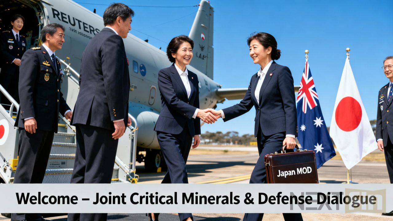 Takaichi Arrives in Australia to Secure Critical Mineral and Defense Ties