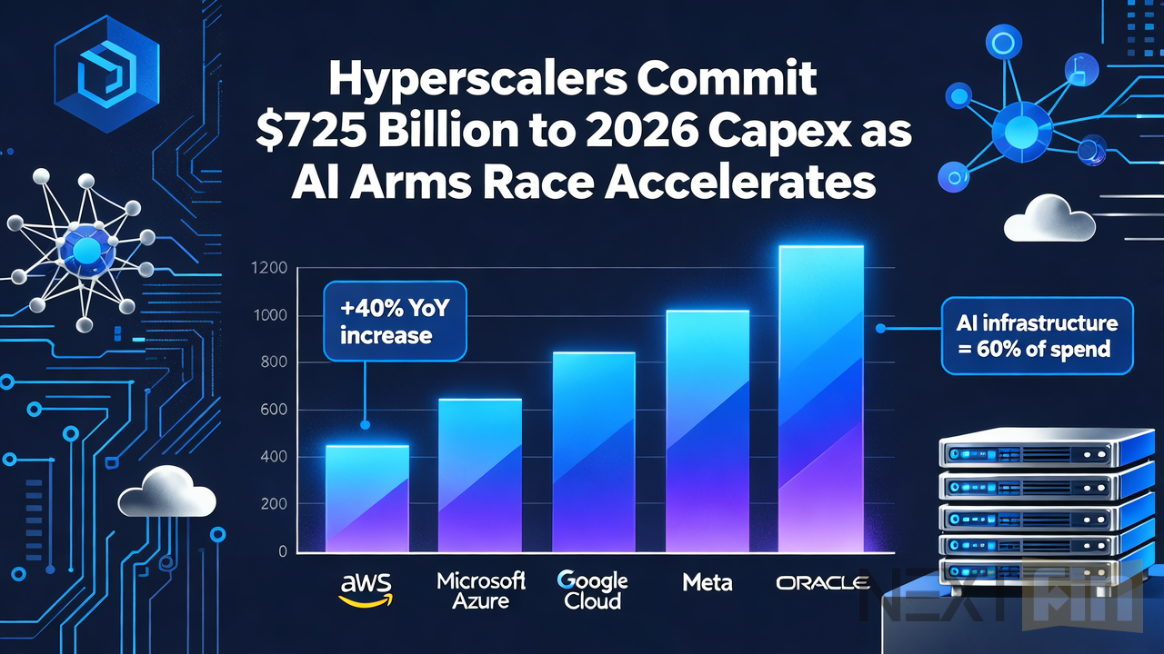 Hyperscalers Commit $725 Billion to 2026 Capex as AI Arms Race Accelerates